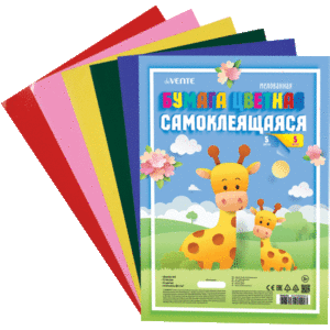 Бумага цв. самокл А4  5л/5цв европодвес 8040501 deVENTE