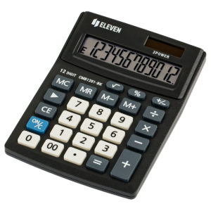 Калькулятор настольный Eleven Business Line CMB1201-BK, 12 разрядов, 102*137*31мм, черный