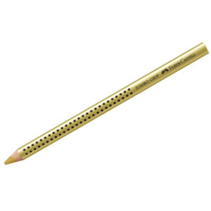 Карандаш Faber-Castell "Jumbo Grip" золотой металлик, трехгран., утолщен., заточен. 110981