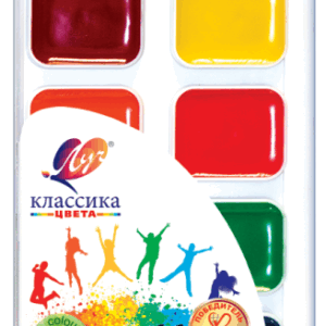 Акварель медовая 12цв  Классика б/кисточки п/у 19С1286-08 Луч