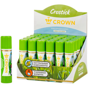 Клей-карандаш Crown "Expert", 08г CG-080