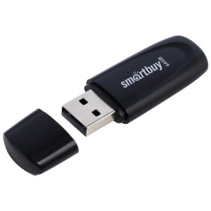 Память Smart Buy "Scout"  64GB, USB 2.0 Flash Drive, черный SB064GB2SCK