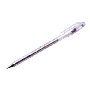 Ручка гелевая Crown "Hi-Jell Color" фиолетовая, 0,7мм HJR-500HB