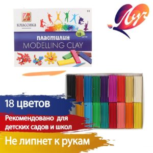 Пластилин 18цв 360гр. "Классика" 20С1330-08 Луч {Россия}
