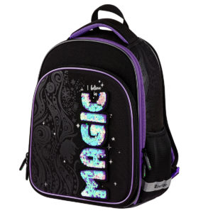 Ранец Berlingo Expert Plus "Purple Magic" 38*29*15см, анатомическая спинка RU-EXPL-1103