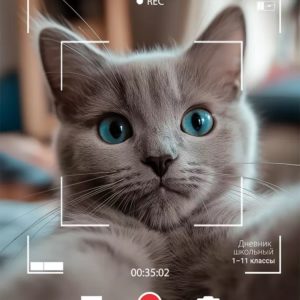 Дневник 1-11кл. "Котик в объективе" NEW Д40-3843 Проф-Пресс