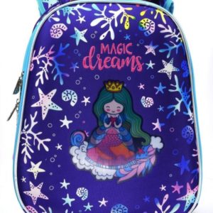 Рюкзак ERGONOMIC 2 "Princess-mermaid" жестк.каркас, эргономичная спинка, NEW РЮКЖК2-ПМР SchoolФормат