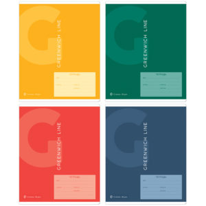 Тетрадь 12л., клетка Greenwich Line "Color theory", 80г/м2 N5c12-29780