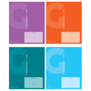 Тетрадь 12л., линия Greenwich Line. Серия "Color theory", 80г/м2 N5l12-33235