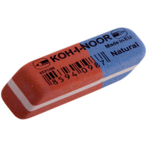 Ластик комбинированный "Sunpearl" серо-белый 6541/80-84 KOH-I-NOOR