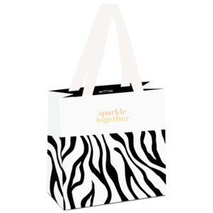 Пакет подарочный 20*20*10см MESHU "Animal print", отд. фольгой, матовая ламинация MS_45786