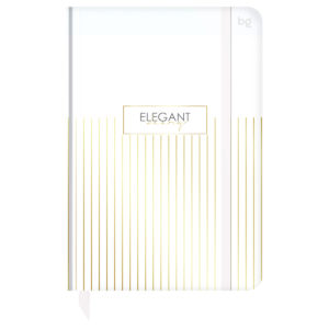 Ежедневник недатированный А5, 136л., 7БЦ BG "Minimal. White", глянцевая ламинация, DuА5_64350