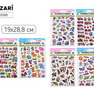 Наклейки декоративные ДЛЯ МАЛЬЧИКОВ, 19*28.8 см, 2 дизайна, M-8586 Mazari