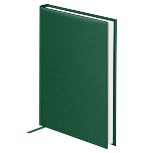Ежедневник недатированный, А6, 160л., твердый переплет, балакрон "Ariane. Dark green", DuA6_60839