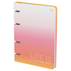 Тетрадь на кольцах А5, 120л., BG "Life is", картон, матовая ламинация ТК5к120_лм 57853